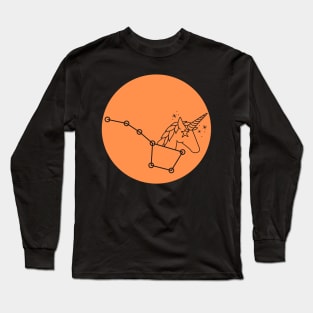 Unicorn in the Ursa Minor - Little Dipper - Little Bear Long Sleeve T-Shirt